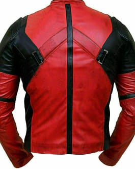 Men's Dead pool Wade Wilson Ryan Reynolds Cosplay Costume Biker Leather Jackets