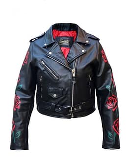 New Men Women's Custom Made Black Leather Full Metallic Studded You Had Me At Techno Printed Zipper Belted Stylish Leather Jackets