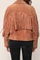 WOMEN'S NEW HANDMADE POPULAR TAN WESTERN FRINGES CONCHO LEATHER JACKETS