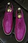 New Men's Handmade Formal Shoes Hot Pink Leather Lace Up Style Wing Tip Dress & Formal Wear Shoes
