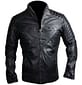New Men's Handmade Black Leather Superman Logo Fashion Leather Biker Jackets