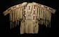 Men's Custom Made Native American Buckskin Beige Buffalo Suede Leather POWWOW Beaded War Shirt