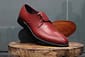 New Mens Handmade Goodyear Welted Stylish Red Leather Side Lace Dress & Casual Wear Boot