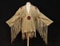 1800 Antique Style Men's Custom Made Native American Buckskin Beige Buffalo Suede Leather POWWOW Beaded Medallions War Shirt