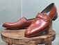 New Mens Handmade Shoes Tan Brown Leather Stylish Moccasins Casual Dress Wear Boots