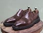 New Handmade Men's Brown Leather & Suede Lace Up Stylish Cap Toe Dress & Casual Wear Shoes