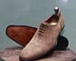 Men's Handmade Leather Shoes Beige Suede Leather Lace Up Stylish Cap Toe Dress & Formal Wear Shoes