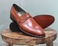 New Mens Handmade Shoes Tan Brown Leather Stylish Moccasins Casual Dress Wear Boots