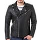 New Men's Handmade Black Leather Zipper Style Biker Leather Jacket