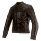 New Men's Custom Made Dark Brown Leather Bomber Zipper Style Real Cowhide Leather Fashion Biker Jacket