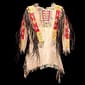 Men's New Custom Made Native American Buckskin Beige Buffalo Suede Leather POWWOW War Shirt
