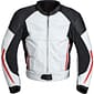 Moto GP Black & White Men Biker Sports Racing Motorcycle Leather Leder Jacket