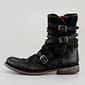 Handmade Cowhide Leather Men’s Retro Multi Buckle High Ankle Boots